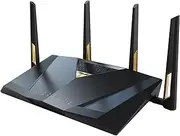 ASUS RT-BE88U Dual-Band WiFi 7 AiMesh Extendable Performance Router, 4K-QAM, MLO, Dual 10G Ports, SFP+, Four 2.5G Ports, Four 1G Ports, 34G WAN/LAN Capacity, Subscription-Free Network Security, VPNs