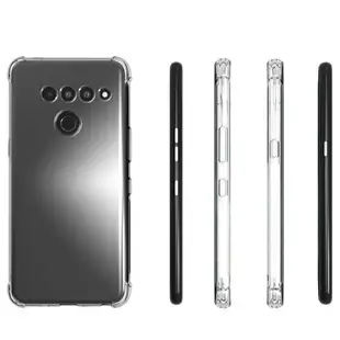 適用 LG V50 ThinQ 5G手機殼四角防摔LMV500EM手機套透明套鋼化膜