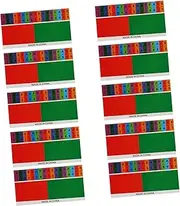VICASKY Mini Kalimba Note Stickers 10pcs Musical Scale Stickers for Easy Learning on Thumb Piano