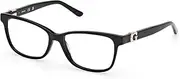 [GUESS] GU50227 001 Shiny Black 54/15/140 Women's Glasses, 001 Shiny Black, 54/15/140