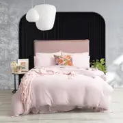 Ddecor Home Ultra Plush Microfiber Queen Quilt Cover Set VNT Washed Lilac