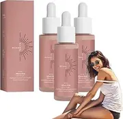 Sunless Tanning Drops To Drink, Drinkable Sunless Tanning Drops, With Hyaluronic Acid, For Face & Body, Hydrating Glow (3pcs)