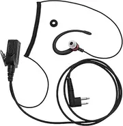 VGOL G-Shape Safety Earphones with PTT Mic Compatible with Motorola CP040 DP1400 GP88 GP300 CT150 Walkie Talkies/Two Way Radio