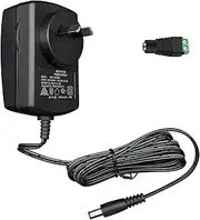 24V 1A 24W 1.8M Long Power Supply Adapter, AC DC Switching Adapter (Input 100-240V, Output 24Volt 1Amp 1000mA), DC 24V Wall Mount Transformer Plug with Screw Terminal DC Power Connector, SAA Certified
