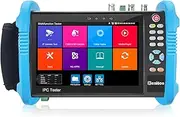 Henkion IPC-9800ADHS Pro,7 inch IPS Touch Screen 8K 32MP AHD CVI TVI SDI Coaxial Camera Test Digital Multimeter Cable Tracer POE HDMI VGA WiFi IP Camera Tester Support PTZ RS485