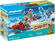 Playmobil SCOOBY-DOO 70706 SCOOBY-DOO Adventure with Snow Ghost, for Children Ag
