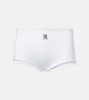 [Rabanne] Rabanne High-rise cotton briefs AU 16 white