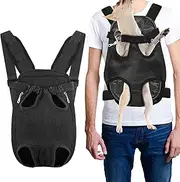 Dog Backpack, Carrier Backpack for Small Dogs, Dog Backpack up to 5 kg, Breathable, Foldable, Pet Portable Travel Bag, Cat Backpack for Camping (S)