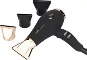 Muk BLOW 3900-IR Hair Dryer 2300W Black & Rose Gold - Ionic & Infrared AUS stock