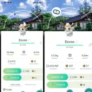 Shiny Eevee wearing an explorer hat Seoul Background - TRADE 20kStardust