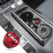 HHEVLE Cigarette Lighter Plug Cover, Car Dust Plug, Aluminum EJECT Button, Dustproof Waterproof Automotive Cigarette Lighter Socket Cover Cap for Most Vehicles Boats with Standard 12 Volt Power Source