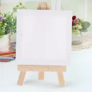6 Sets Oil Paint Canvas Tabletop Easel Mini Easels for Painting