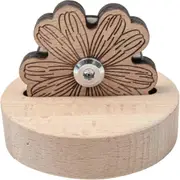 Thread Cutter for Quilting Sewing,Tabletop Yarn Cutter with ,Thread Cutting Tools with Anti-Slip Stand Wood Color