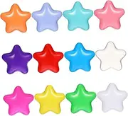 FELTECHELECTR 100Pcs Star Shaped Ocean Balls Crush Swim Pit Balls for Indoor Play and Pool Party Fun