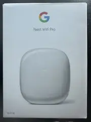 New Factory Sealed - Google Nest Wifi Pro Wi-Fi 6E Mesh Router - Snow (White)