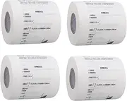 Elegant 4 Rolls of Chemical Physics Formula Toilet Tissue for Home Parties Decor