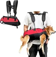 SOVYOULIVE Backpack for Dog Carrying Emergency Old, Disabled, Joint Injuries, Arthritis, Senior Dogs Up and Down Stairs(Small)
