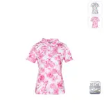 【FILA】女性 GOLF 吸濕排汗 短袖 運動POLO衫-桃色 5POX-2133-PC