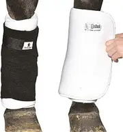 Cashel No Bow Bandage Cotton and Foam Wrapping Aid for Horses, White, 14" X 31"