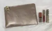 Stila Travel Set Liquid Eyeshadow, Liquid Lipstick, Huge Extreme Mascara, Bag