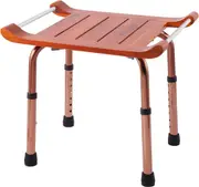 Teak Wood Bath Shower Bench Chair Stool