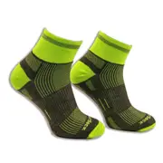 Wrightsock Eco Run Reflective Grey/Yellow Running/Active Socks