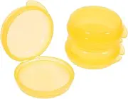 KOCKSHION 3pcs Pill Organizer Travel Container for Daily Use Convenient Medication Holder for Fish Oil Supplements Compact Design for Purse Easy to Clean Modern Look