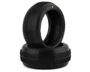 Schumacher Ridge Pin 1/8 Buggy Tires (2) (Yellow) [SCHU6899]