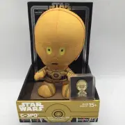 Se7en20 Disney Star Wars C-3PO Collectible Plush With Enamel Lapel Pin