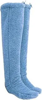 [Generic] Over The Knee Socks Made of Soft Plush, Cozy Slipper Socks for The Bedroom at Home