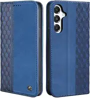 CXTCASE Case for Samsung Galaxy A16 5G, Shockproof PU Leather Flip Folio Cover with Card Slots, Magnetic Wallet Case for Samsung Galaxy A16 5G, Blue