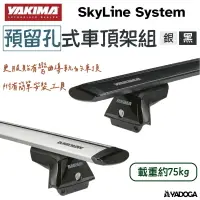 在飛比找樂天市場購物網優惠-【野道家】YAKIMA 預留孔式車頂架組 SkyLine S