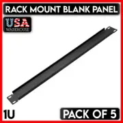 5PCS Rack Mount Blank Spacer Rackmount 1U Panel 19" Server Rack Enclosure Spacer