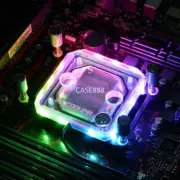 C55W CPU Water Cooling Block With 5V RGB For AMD AM4 Ryzen Socket 3 5 7 9 USA