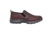 Mens Hush Puppies Alpe Brown Pebble Leather Casual Shoes