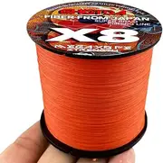 LLEIIshen 8Strands Super PE Braided Line Fishing Ice Saltwater Fishing Wires 18-78LBS Test Sea Smooth 300M/500M/1398