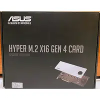 在飛比找蝦皮購物優惠-ASUS華碩 HYPER M.2 X16 GEN 4 CAR