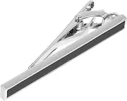 [DEARMAMY] Tie Clips Classic Tie Clip Practical Tie Clip Gold Bow Business Tie Bar Business Tie Clamp Clip on Ties for Men Wedding Tie Clip Aqua Ties for Men Mens Clip on Tie Black Copper