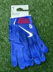 Nike Kobe Bryant Dodgers Elite Baseball Batting Gloves Blue Size Large New