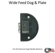 Plate and Feed Dog 4 Roll Wide Heavy Single Needle Machine