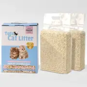Tofu Cat Litter 11.2LB Clumping Flushable Ultra Absorbent Dust-Free