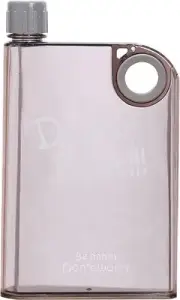 Water Bottle Flat Water Bottle, Reusable Clear Water Bottle Sports Water Bottle