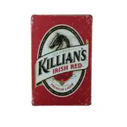 3xtin Sign Killians Irish Red Metal Wall Art Store Pub Shop Bar