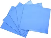Respicefinem 5 Pieces Thermal Pad CPU Heat-Dissipating Silicone Thermal Conductivity Sheet CPU Gpu Heat Conduction Pad 100x100x1.5mm Pads
