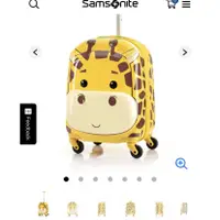 在飛比找蝦皮購物優惠-Samsonite 兒童 動物拉桿行李箱 長頸鹿🦒 萌趣動物