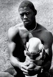 Tony VanZant, freshman University of Missouri running-back, has be- Old Photo