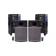2 MR DJ PRO115BT PA DJ Powered Speaker Professional PRO PA DJ 15” 2-Way Full-Ran