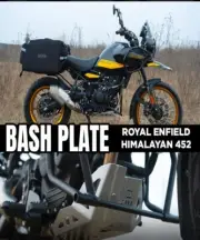 BASE PLATE SILVER FIT FOR ROYAL ENFIELD NEW HIMALAYAN 450 (for: Royal Enfield)