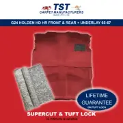 MOULDED CAR CARPET FITS (SCG24) HOLDEN HD HR FRONT & REAR + UNDERLAY 78-85