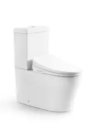 QLD Stella Smart Bidet Toilet Ceramic Back to Wall Rimless Remote Controller